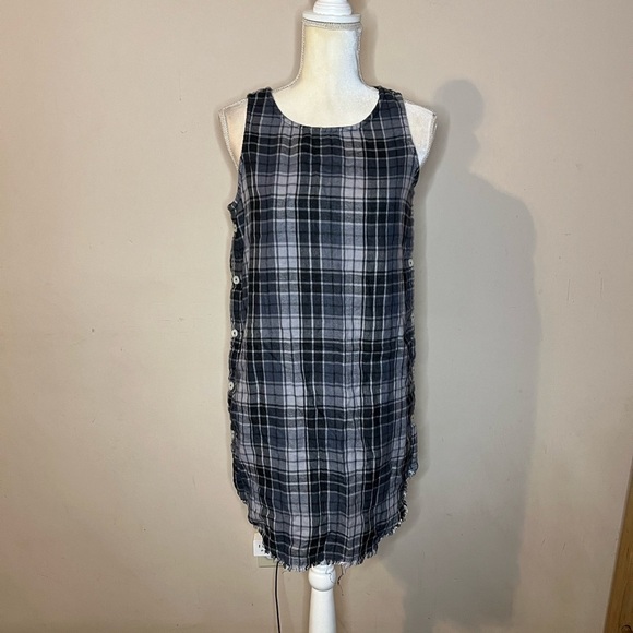 ⭐️Natural Life Plaid Sleeveless Dress - Picture 2 of 6